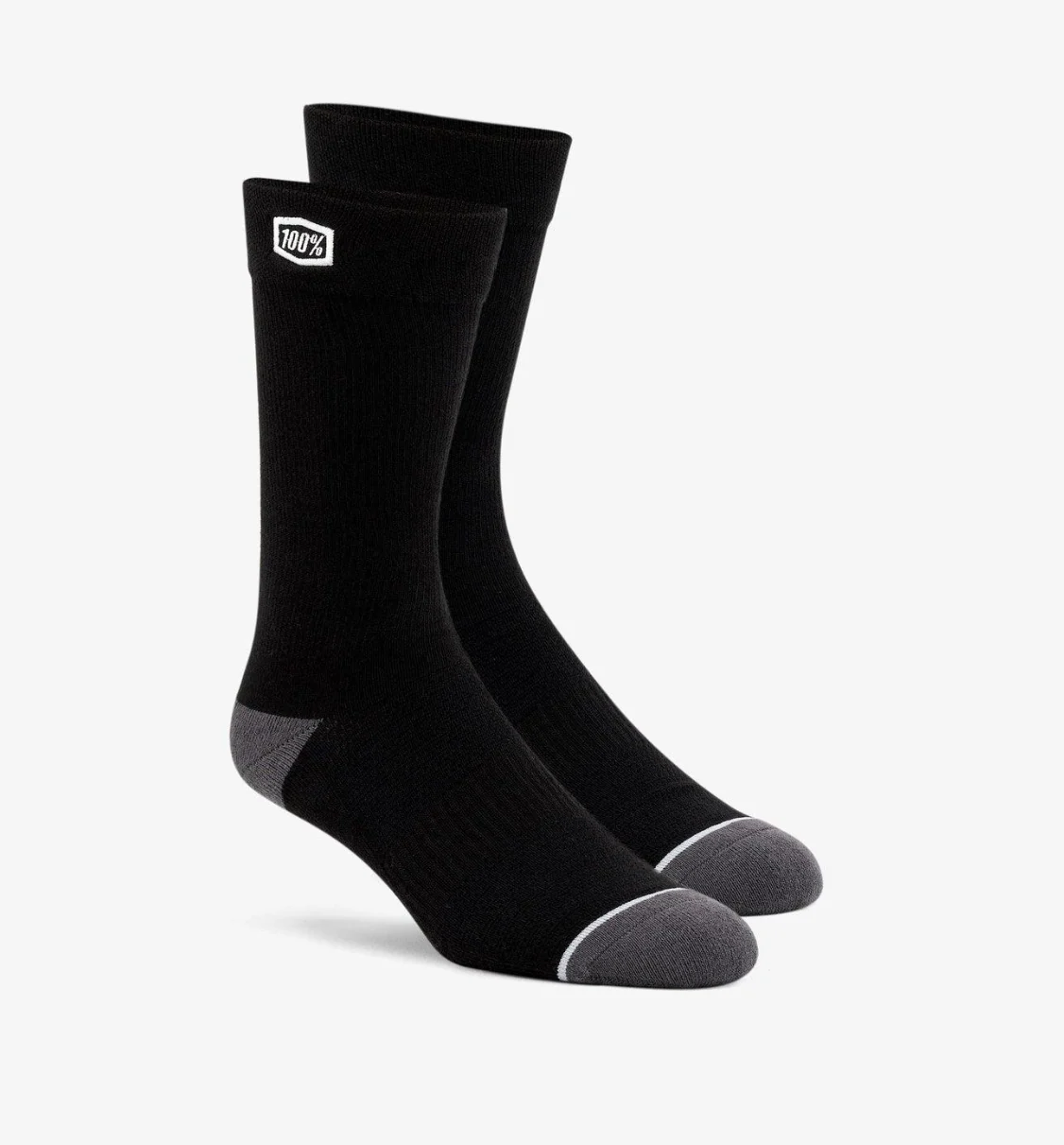 100% SOLID Casual Socks Black
