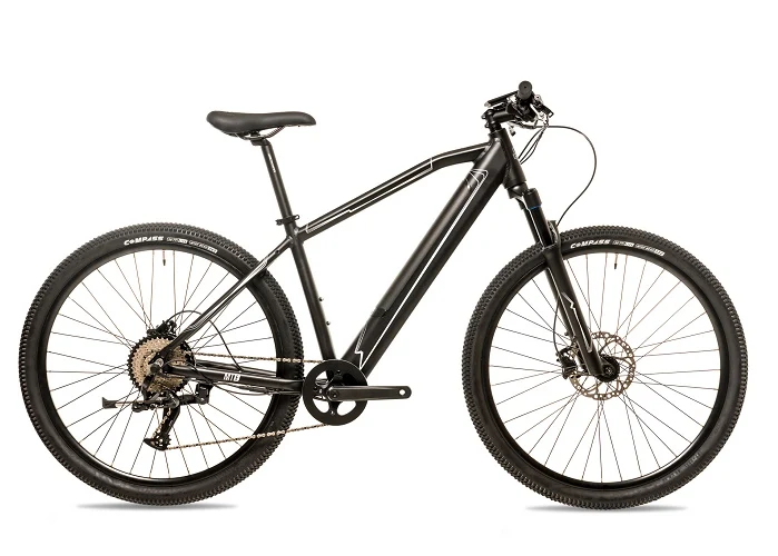 Avalanche Electric Bike MTE 29ER- Charcoal/ Black - Small