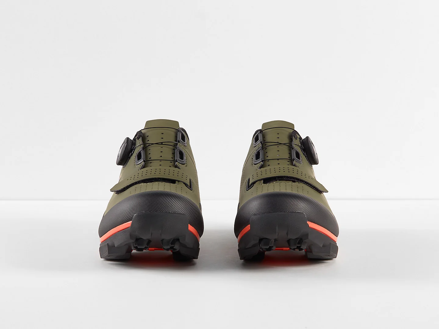 Bontrager Foray Mountain Bike Shoes - Olive Grey/Radioactive Orange - Image 5