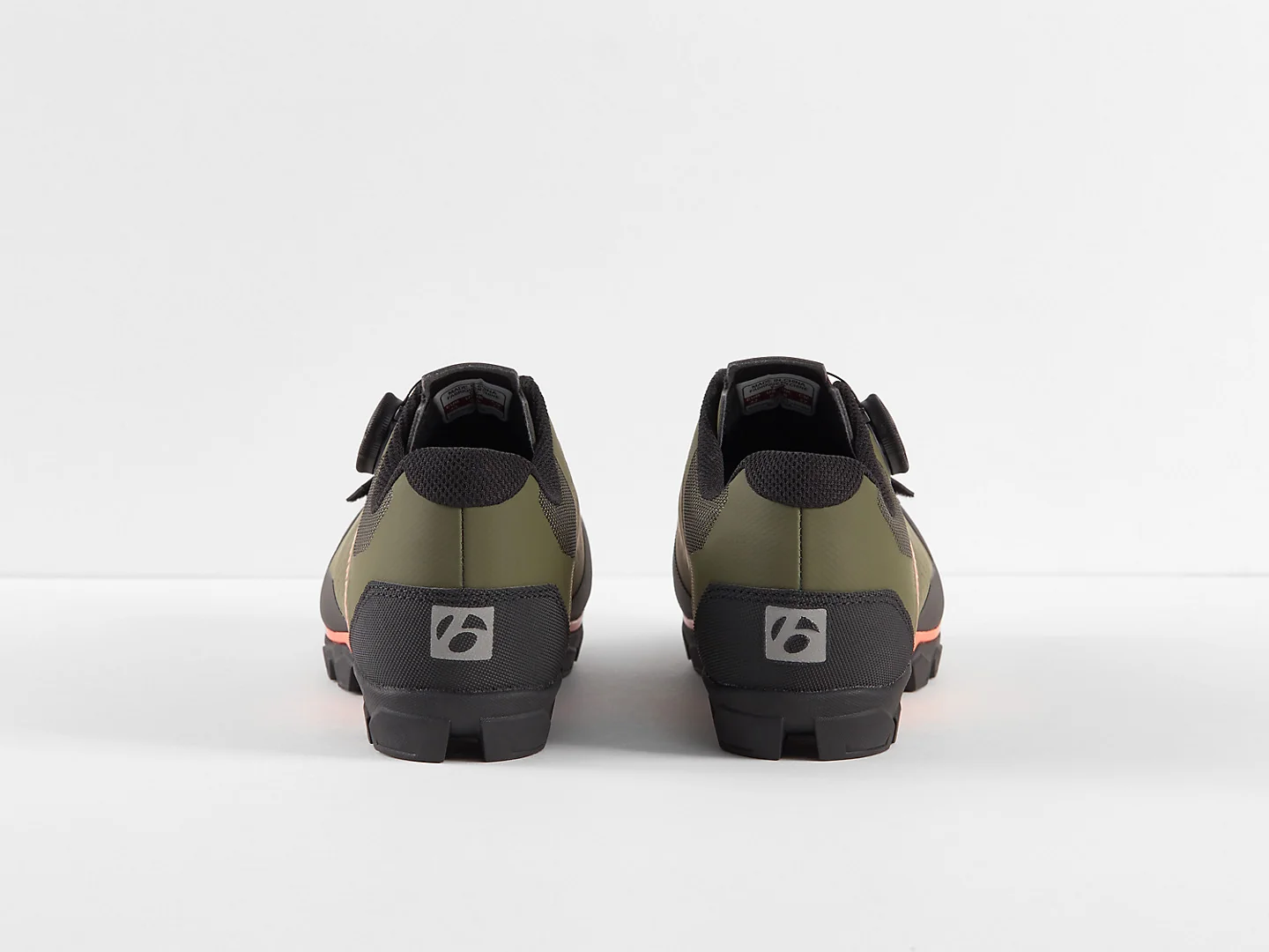 Bontrager Foray Mountain Bike Shoes - Olive Grey/Radioactive Orange - Image 6