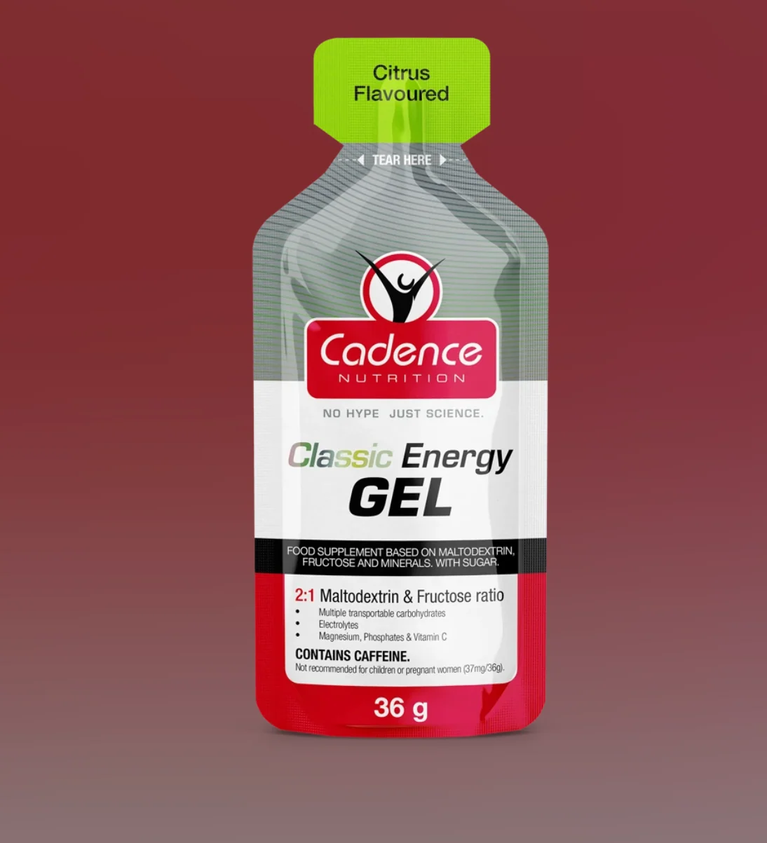 Cadence Citrus Gel 36g Energy Gels
