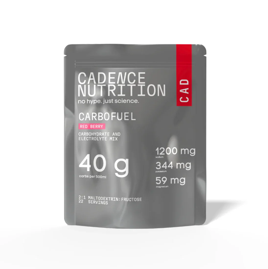 Cadence Nutrition CarboFuel Red Berry Doypack