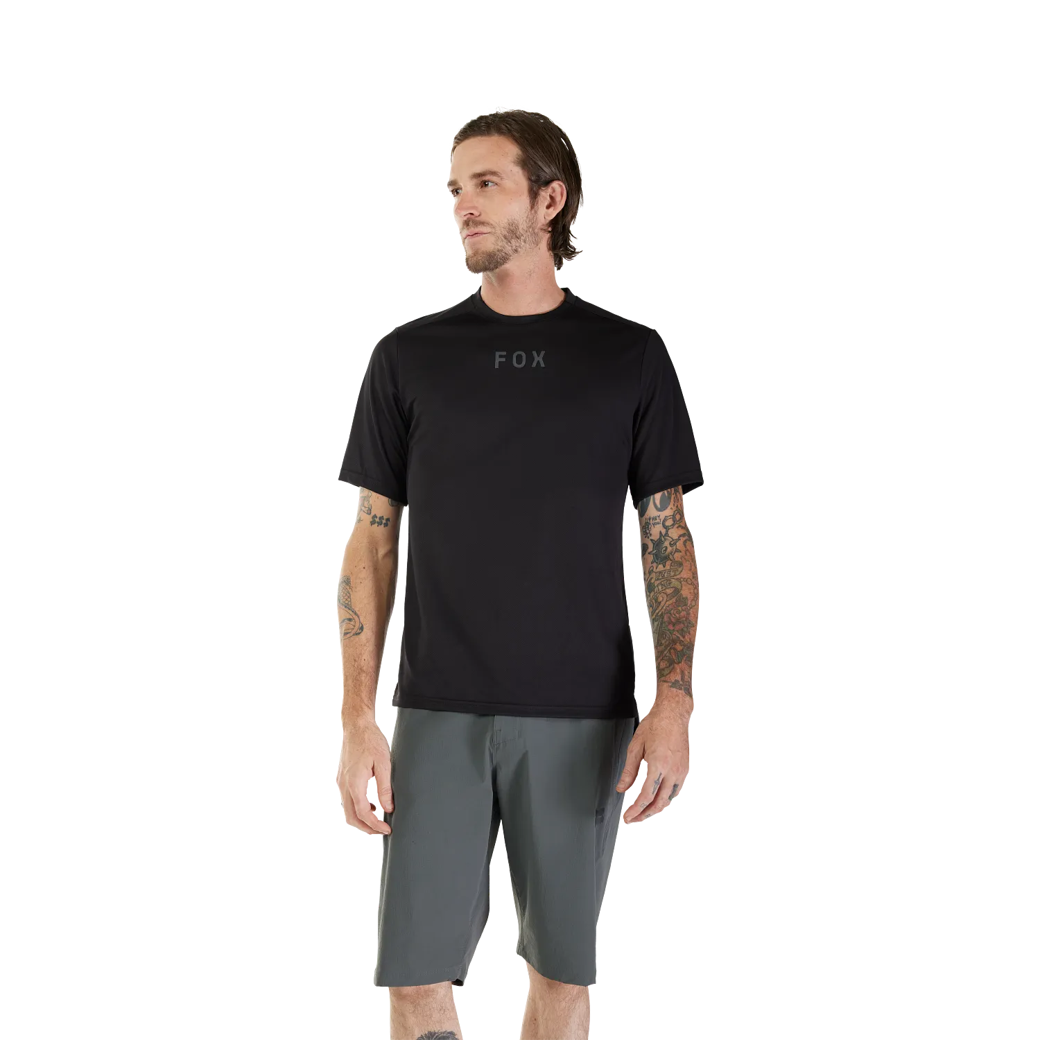 Fox Ranger Wordmark MTB Jersey Black - Image 3