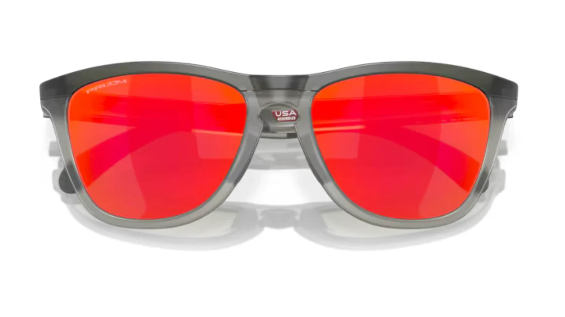 Oakley Frogskins- Matte Grey Smoke Prizm Ruby - Image 8