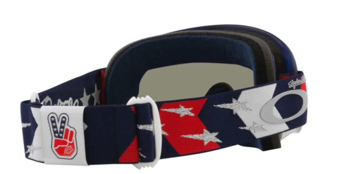 Oakley O Frame MX Goggles- Troy lee designs rwb stars - Image 3