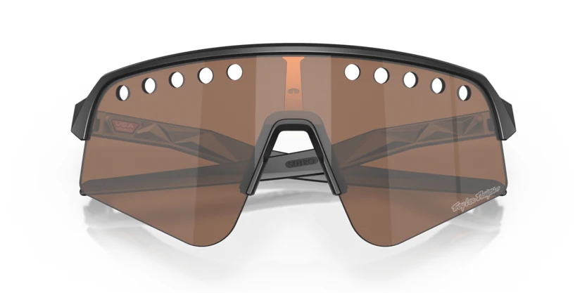 Oakley Sutro Lite Sweep- Troy Lee Designs Matte Black Prizm Tungsten - Image 7