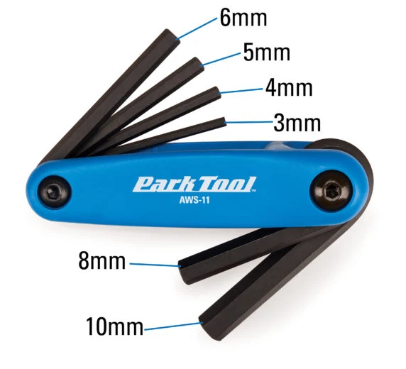 Parktool Aws-11 Hex Set 3,4,5,6,8,10Mm - Image 2