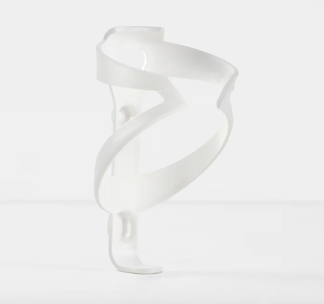 Trek Elite Recycled Water Bottle Cage- White Gloss