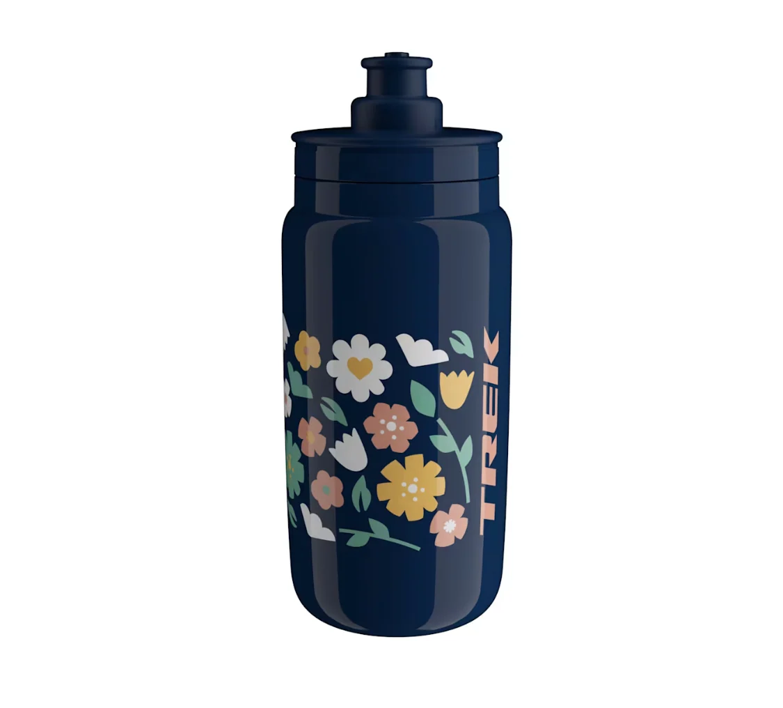 Trek Flag Water Bottle 550ml- Dark Blue/ Light Yellow