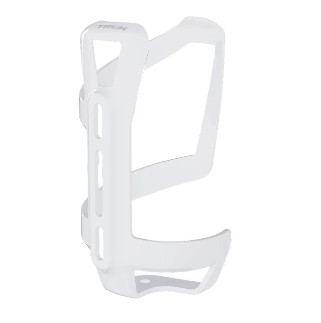 Trek Left Side Load Recycled Water Bottle Cage- Gloss White