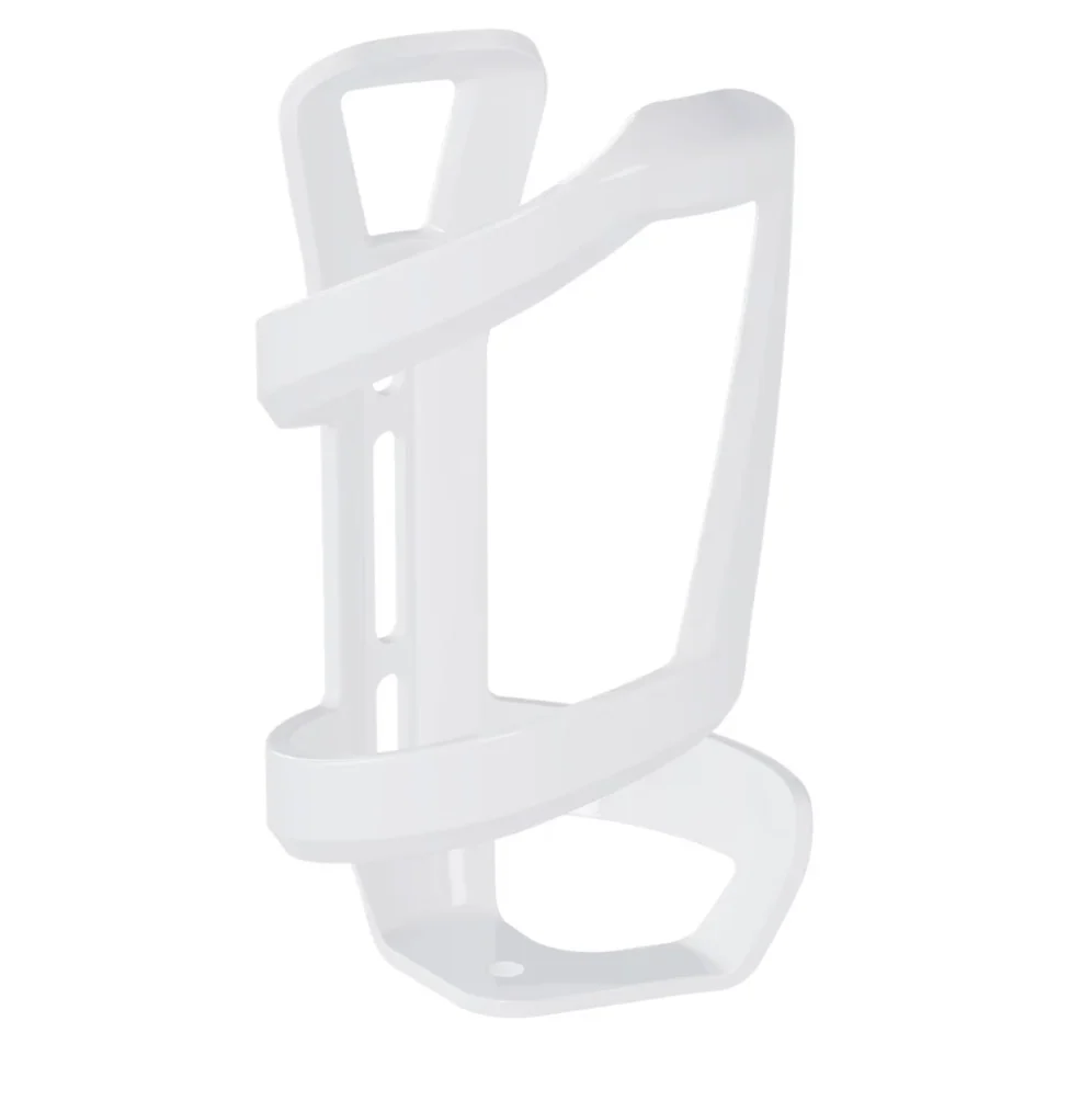 Trek Right Side Load Recycled Water Bottle Cage- Gloss White