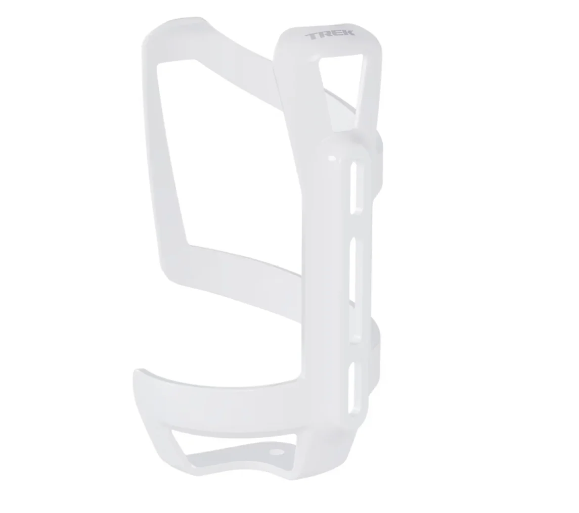 Trek Right Side Load Recycled Water Bottle Cage- Gloss White - Image 2
